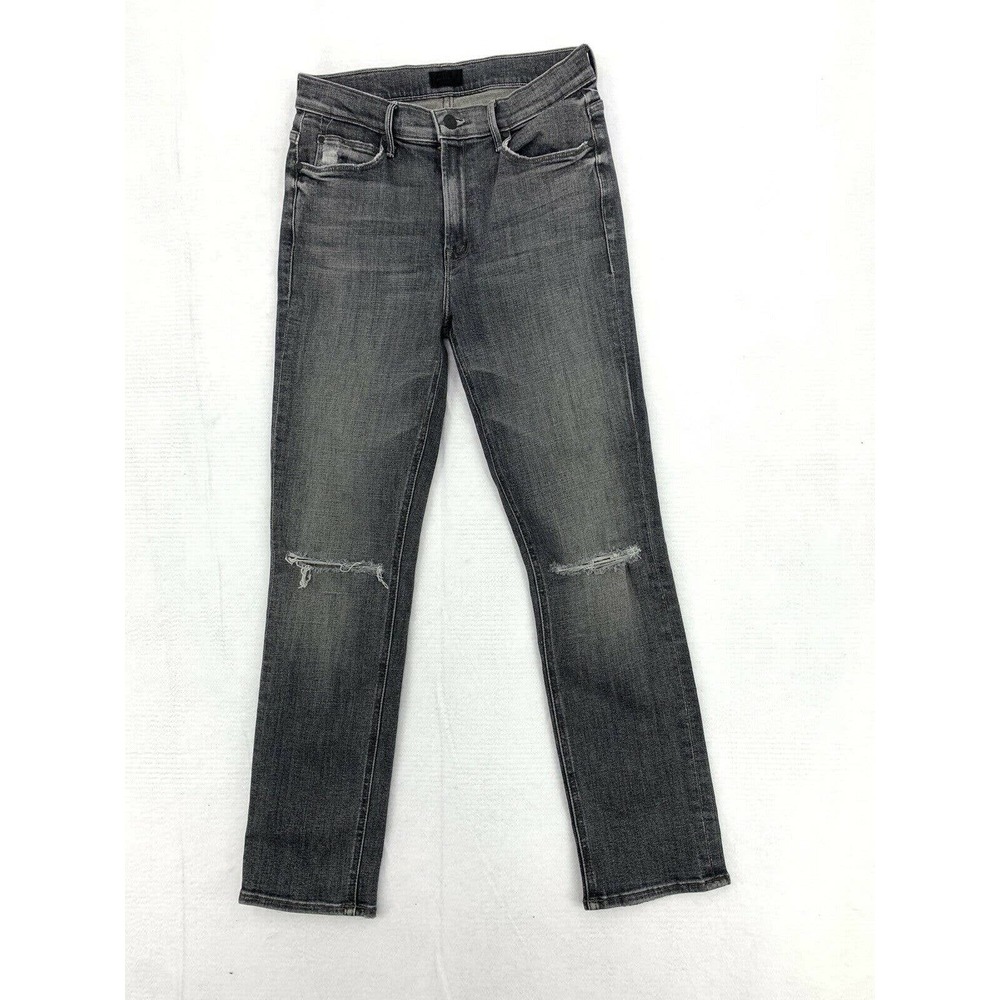 Mother Midrise Dassler Distressed Jeans Open Later